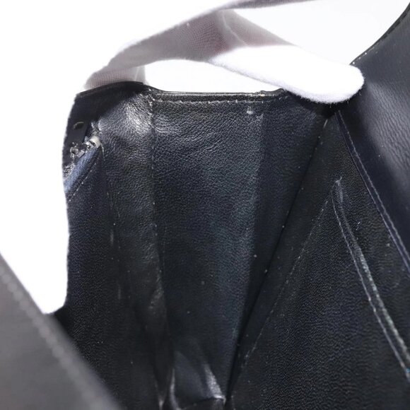 GUCCI Shoulder Bag Leather Black Gold Auth BA5763 - Picture 11 of 16